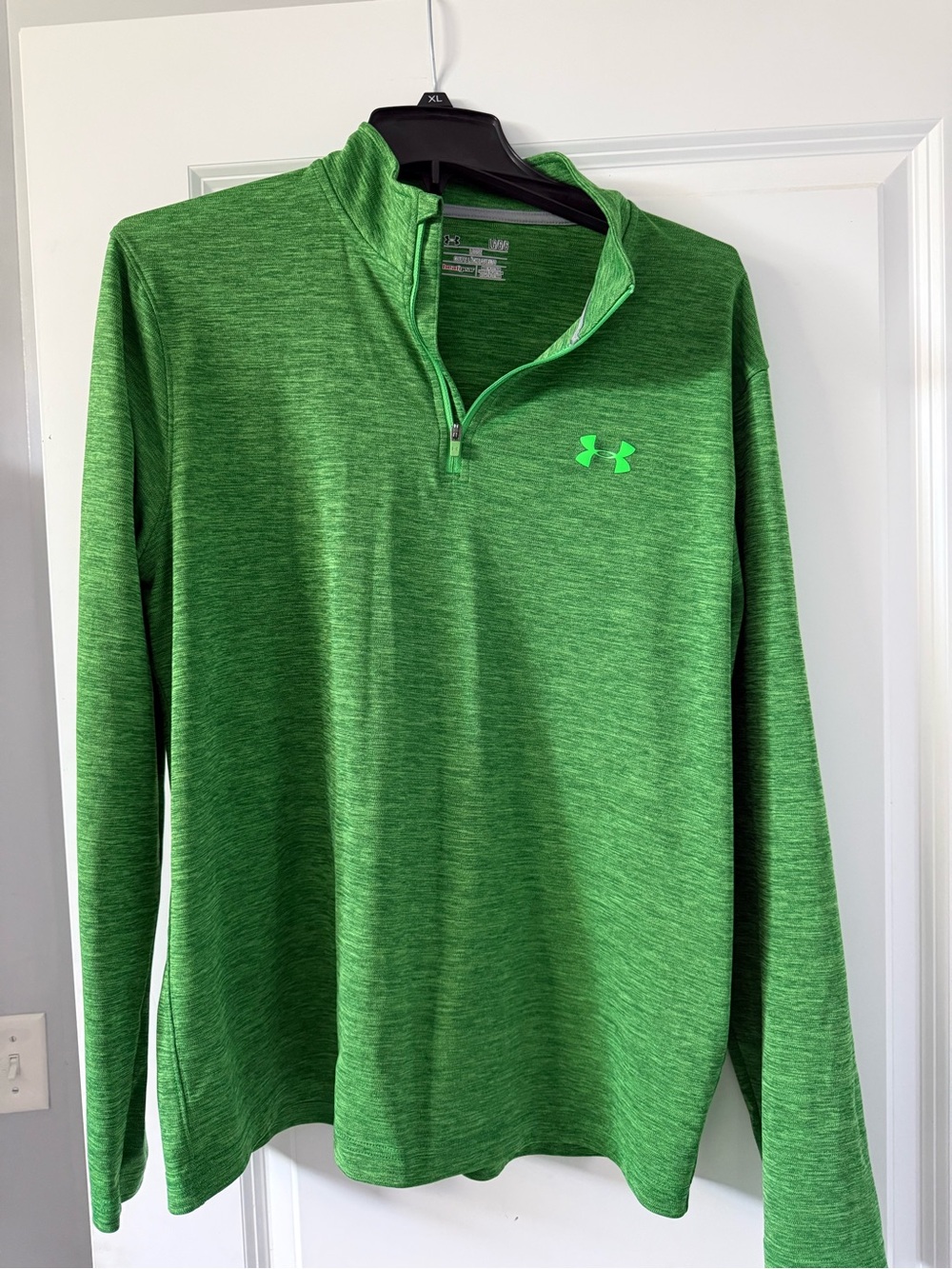 Under Armour Green Heather 1/4 Zip Pullover